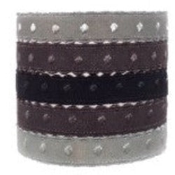 Sophia Set in Ash. Five Bandtz hair bands in shades of grey. Fashion hair ties for women. 