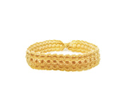 Gold embossed hair band by Bandtz. One of two featured in the Bandtz Gabor Set. 