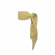 Bandtz Matte Wide Tail in Yellow. Elastic Ribbon for the hair